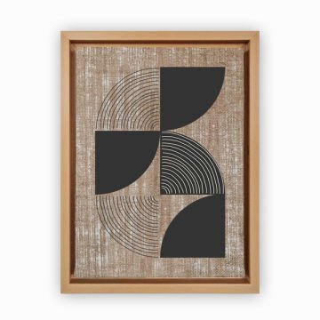 Naturel L Çerçeveli Tablo 96cm x 136cm
