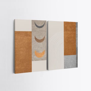 2 Parçalı Kanvas Tablo 70cm x 100cm - 2 Parça