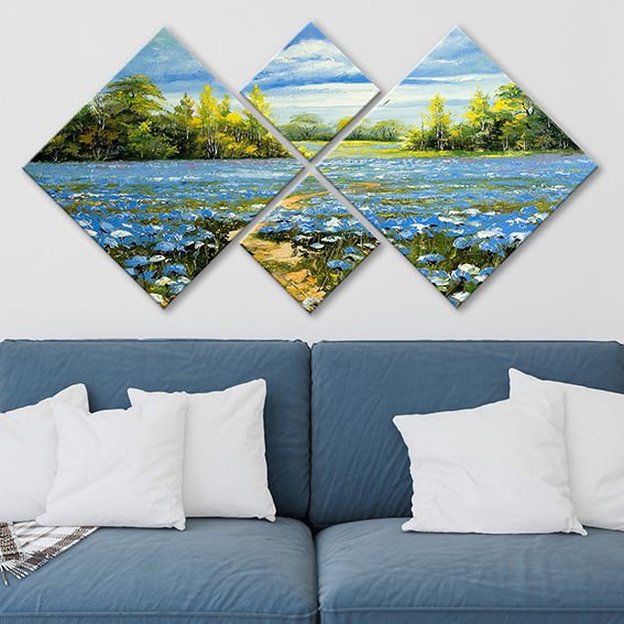 4 Parçalı Mdf Tablo