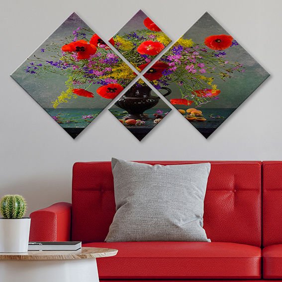 4 Parçalı Mdf Tablo