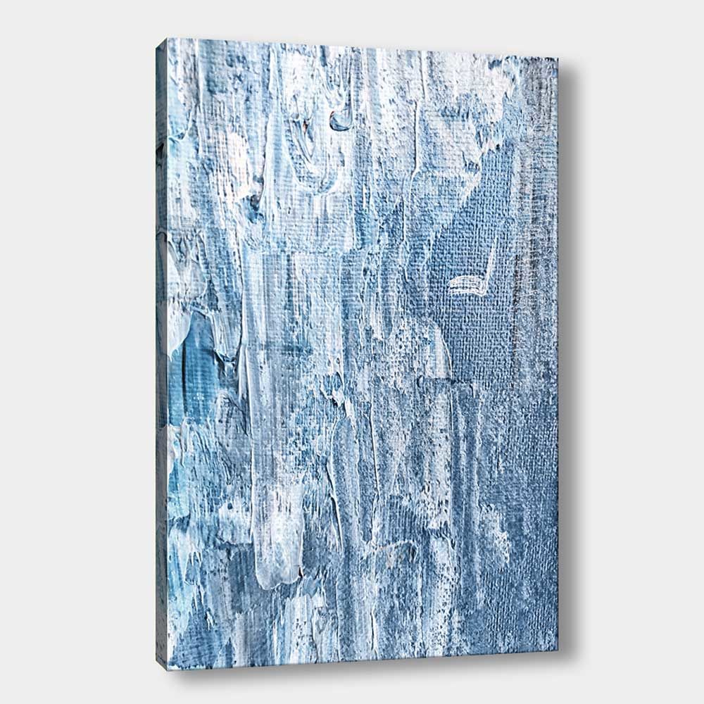 Mavi Soyut Kanvas Tablo 50cm x 70cm