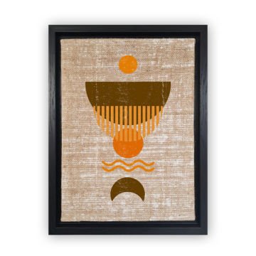 Siyah L Çerçeveli Tablo 66cm x 96cm