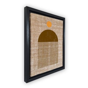 Siyah L Çerçeveli Tablo 66cm x 96cm