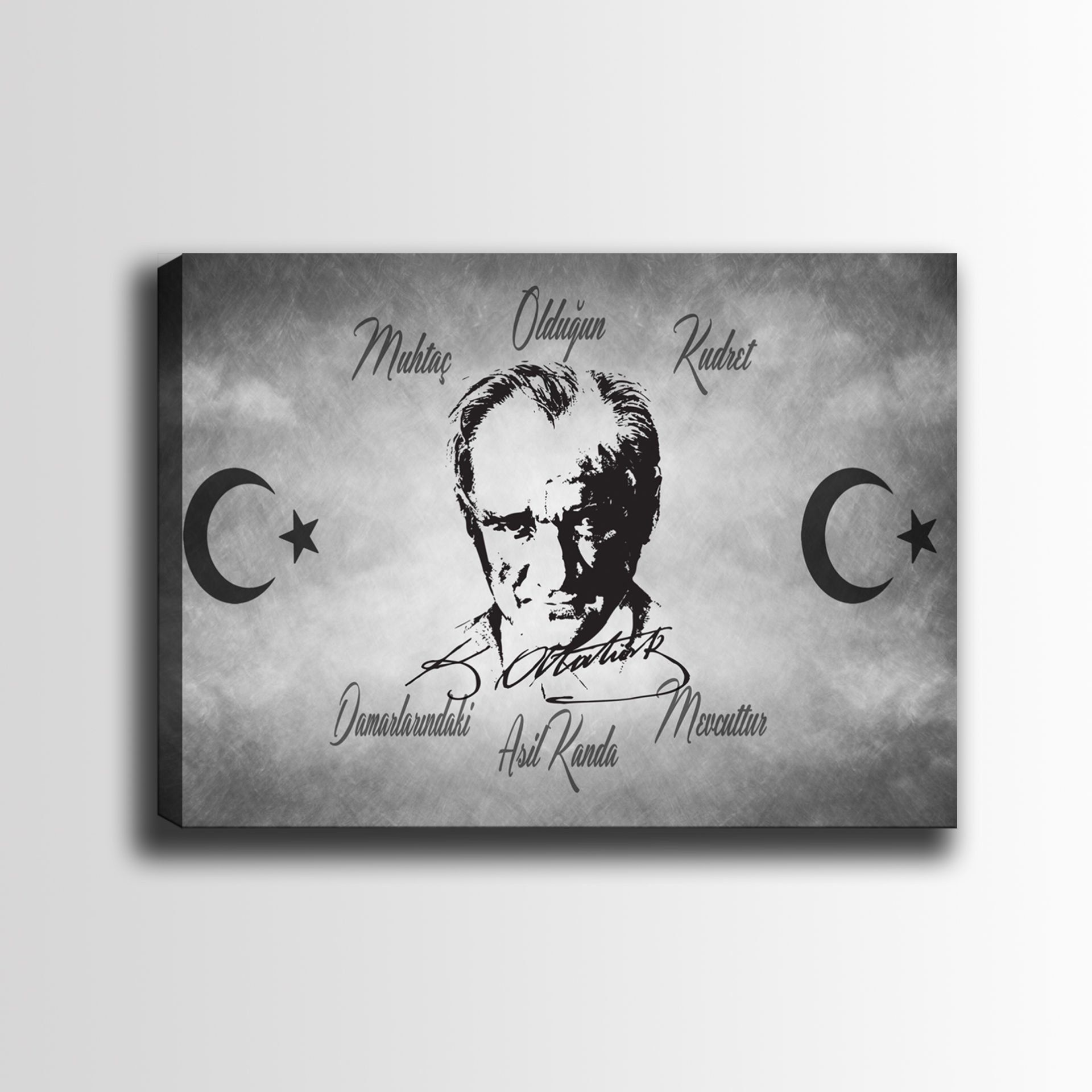 Atatürk Kanvas Tablo 30cm x 40cm