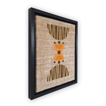 Siyah L Çerçeveli Tablo 96cm x 136cm