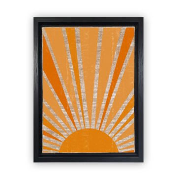 Siyah L Çerçeveli Tablo 36cm x 46cm
