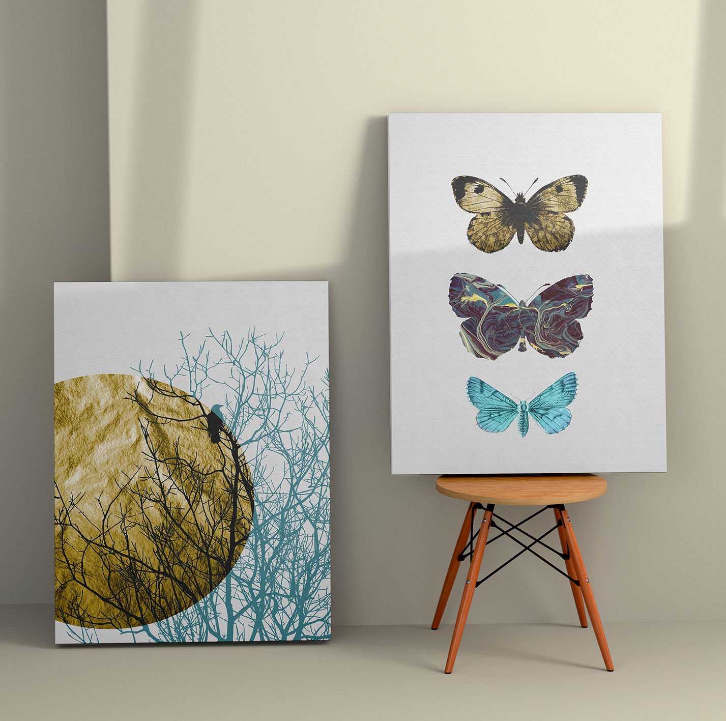 2 Parçalı Kanvas Tablo 100cm x 140cm - 2 Parça