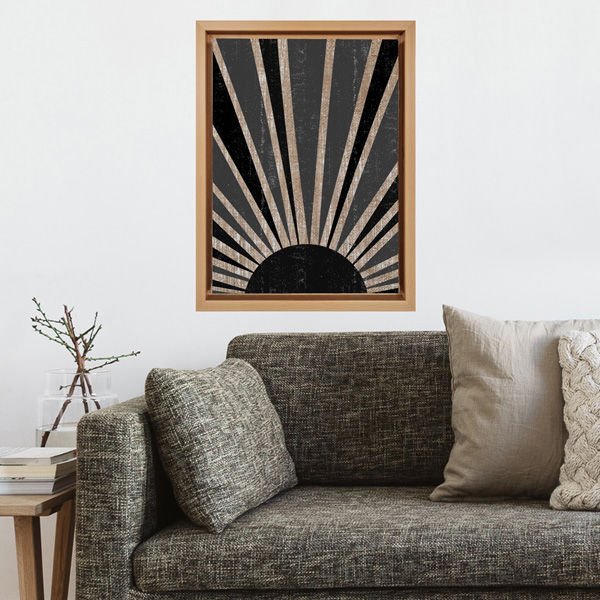 Naturel L Çerçeveli Tablo 66cm x 96cm