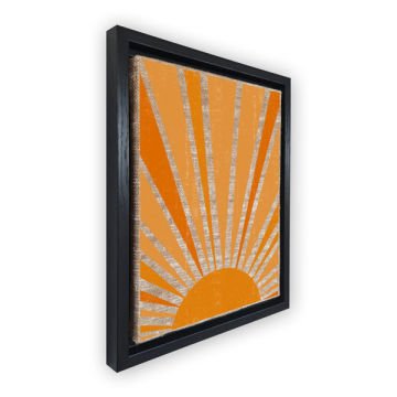 Siyah L Çerçeveli Tablo 96cm x 136cm