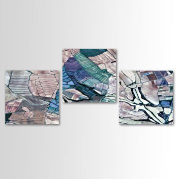 3 Parçalı Kanvas Tablo