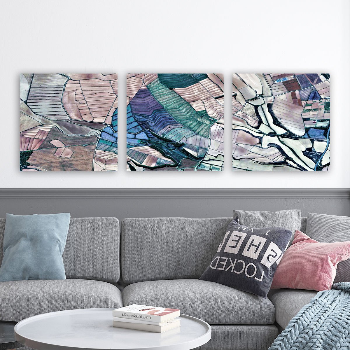 3 Parçalı Kanvas Tablo