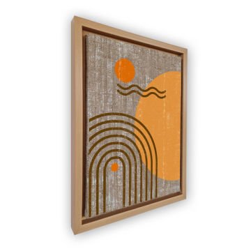 Naturel L Çerçeveli Tablo 46cm x 66cm