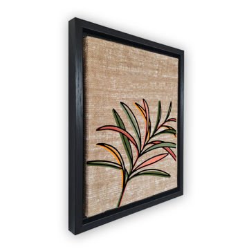 Siyah L Çerçeveli Tablo 46cm x 66cm