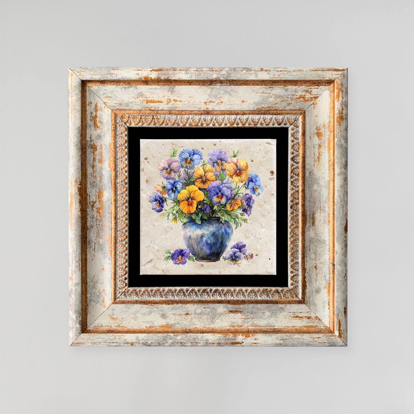 Çerçeveli Doğal Taş Tablo