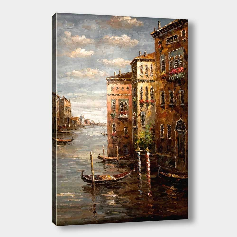 Venedik Manzara Kanvas Tablo 100cm x 140cm