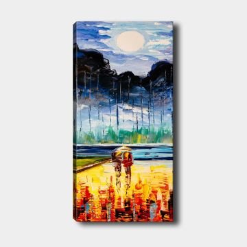 Dikey Kanvas Tablo 60cm x140cm