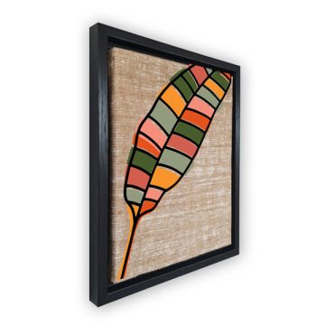 Siyah L Çerçeveli Tablo 66cm x 96cm