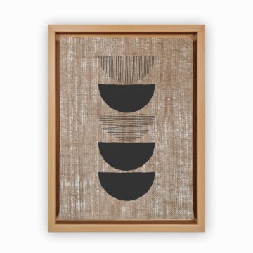 Naturel L Çerçeveli Tablo 96cm x 136cm