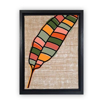 Siyah L Çerçeveli Tablo 96cm x 136cm