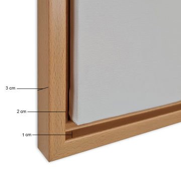 L Basamaklı Naturel Çerçeve