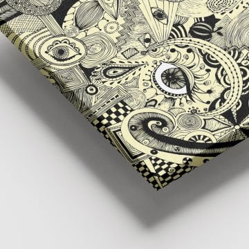 Dev Boyut Kanvas Tablo