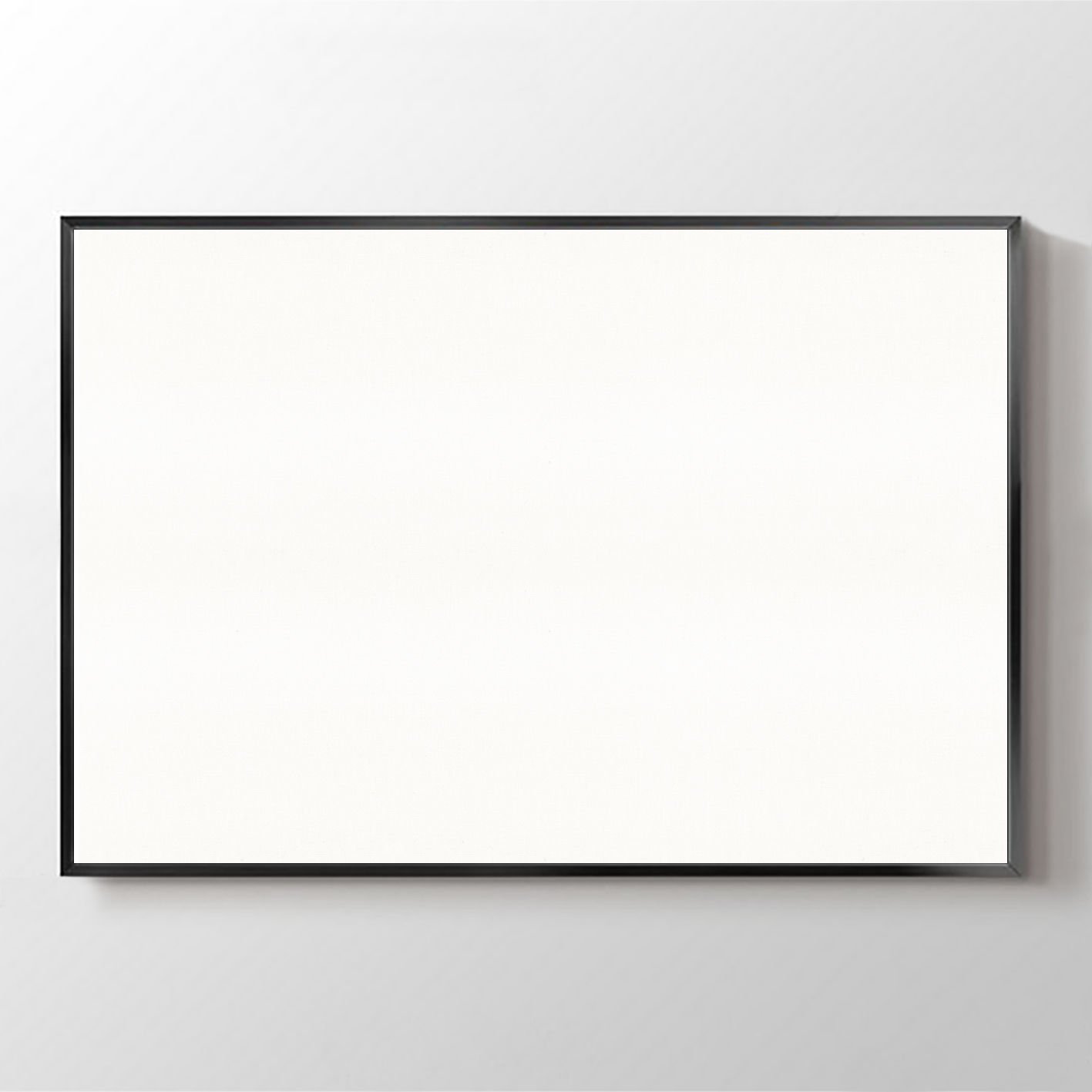 Düz Siyah Çerçeve