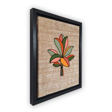 Siyah L Çerçeveli Tablo 36cm x 46cm