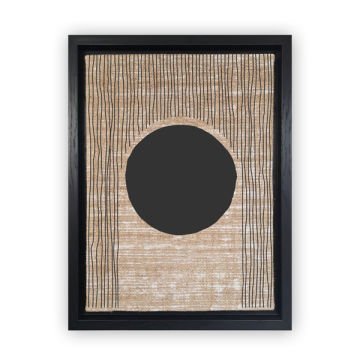 Siyah L Çerçeveli Tablo 46cm x 66cm