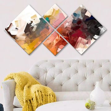 4 Parçalı Mdf Tablo