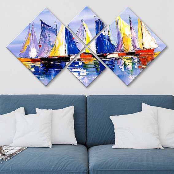 4 Parçalı Mdf Tablo 40cm x 40cm