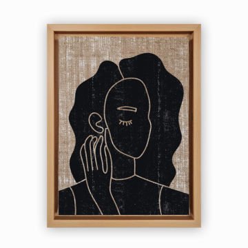 Naturel L Çerçeveli Tablo 66cm x 96cm