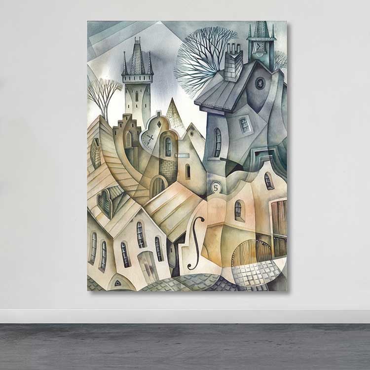 Dev Boyut Kanvas Tablo