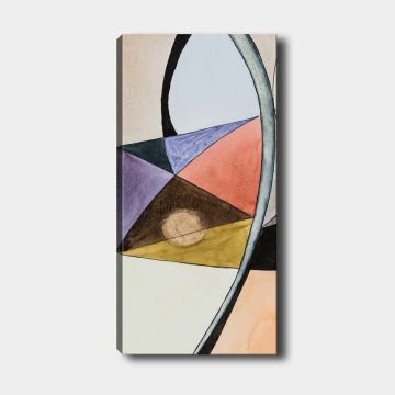Dikey Kanvas Tablo 40cm x 100cm