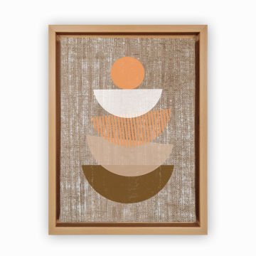 Naturel L Çerçeveli Tablo 46cm x 66cm
