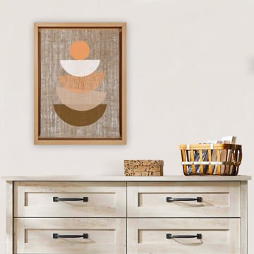 Naturel L Çerçeveli Tablo 46cm x 66cm
