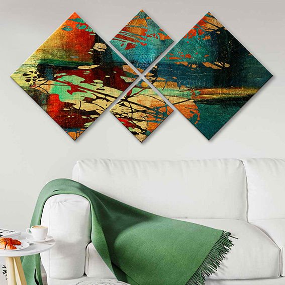4 Parçalı Mdf Tablo 40cm x 40cm