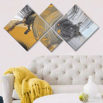 4 Parçalı Mdf Tablo