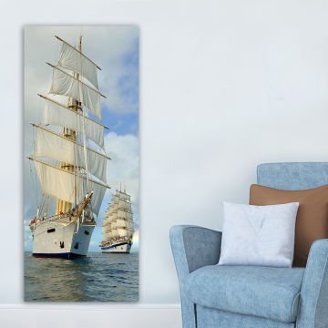 Dikey Kanvas Tablo 50cm x 120cm