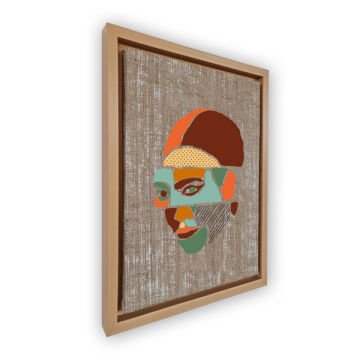 Naturel L Çerçeveli Tablo 96cm x 136cm