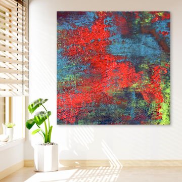 Soyut Kanvas Tablo 70x70cm