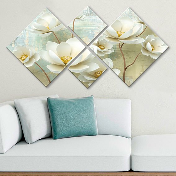 4 Parçalı Mdf Tablo