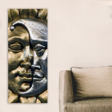Dikey Kanvas Tablo 60cm x140cm