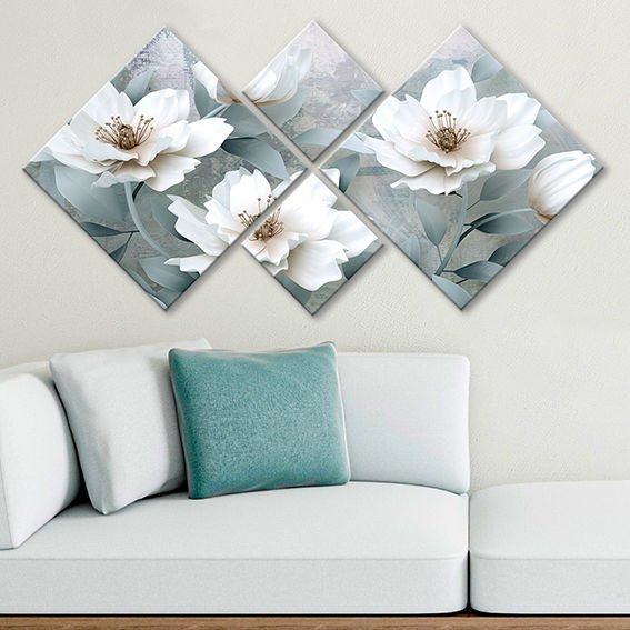 4 Parçalı Mdf Tablo