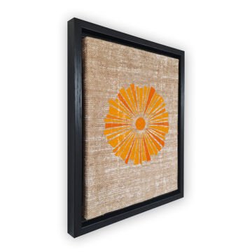 Siyah L Çerçeveli Tablo 36cm x 46cm