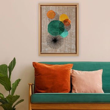 Naturel L Çerçeveli Tablo 46cm x 66cm