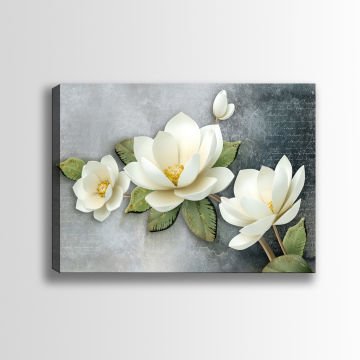 Çiçek Kanvas Tablo 70x100cm