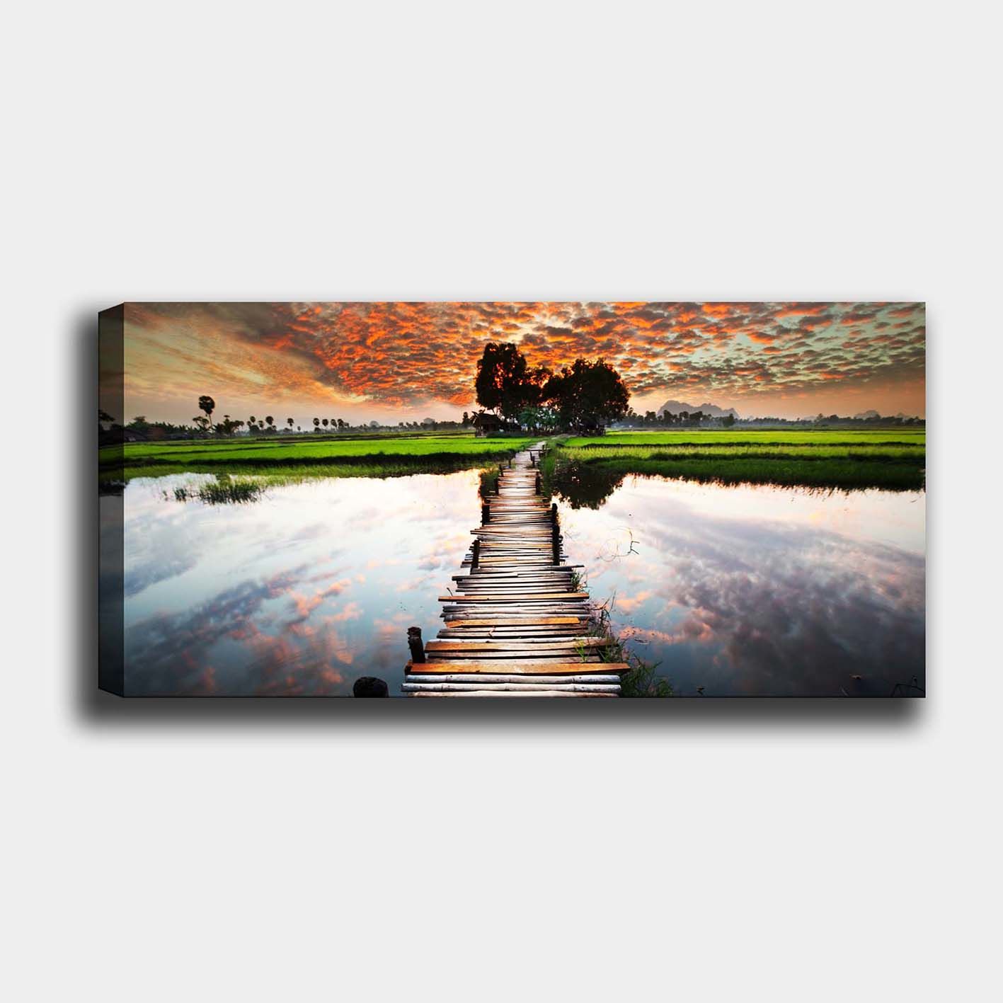Yatay Kanvas Tablo 40cm x 100cm