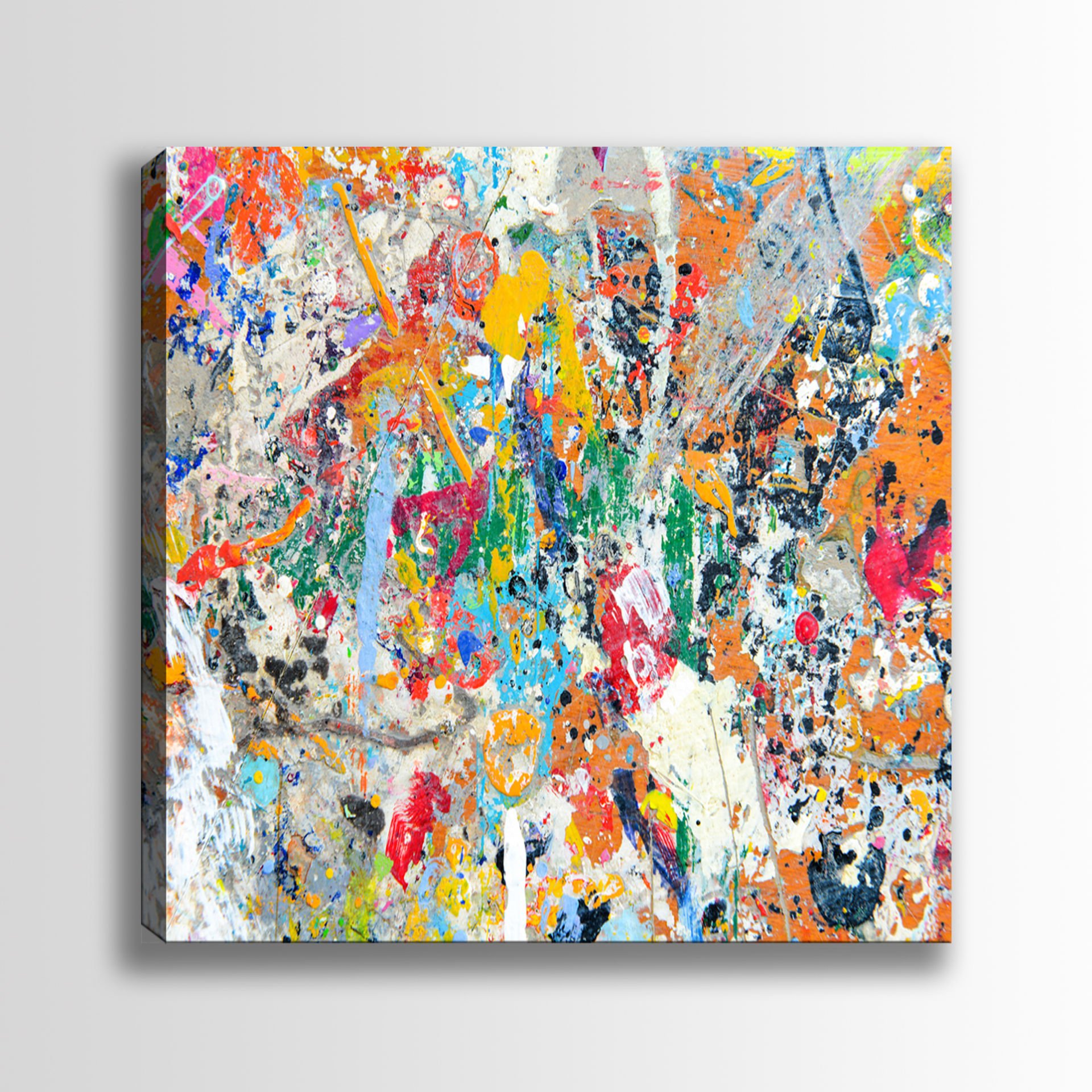 Soyut Kanvas Tablo 140x140cm