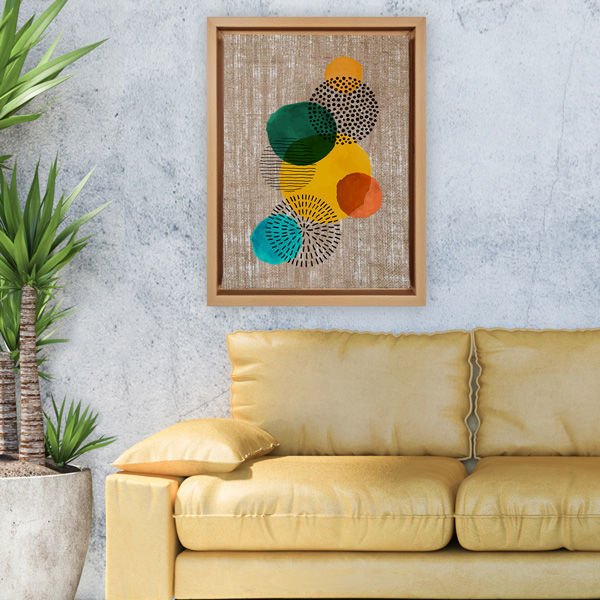 Naturel L Çerçeveli Tablo 46cm x 66cm