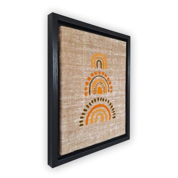Siyah L Çerçeveli Tablo 66cm x 96cm
